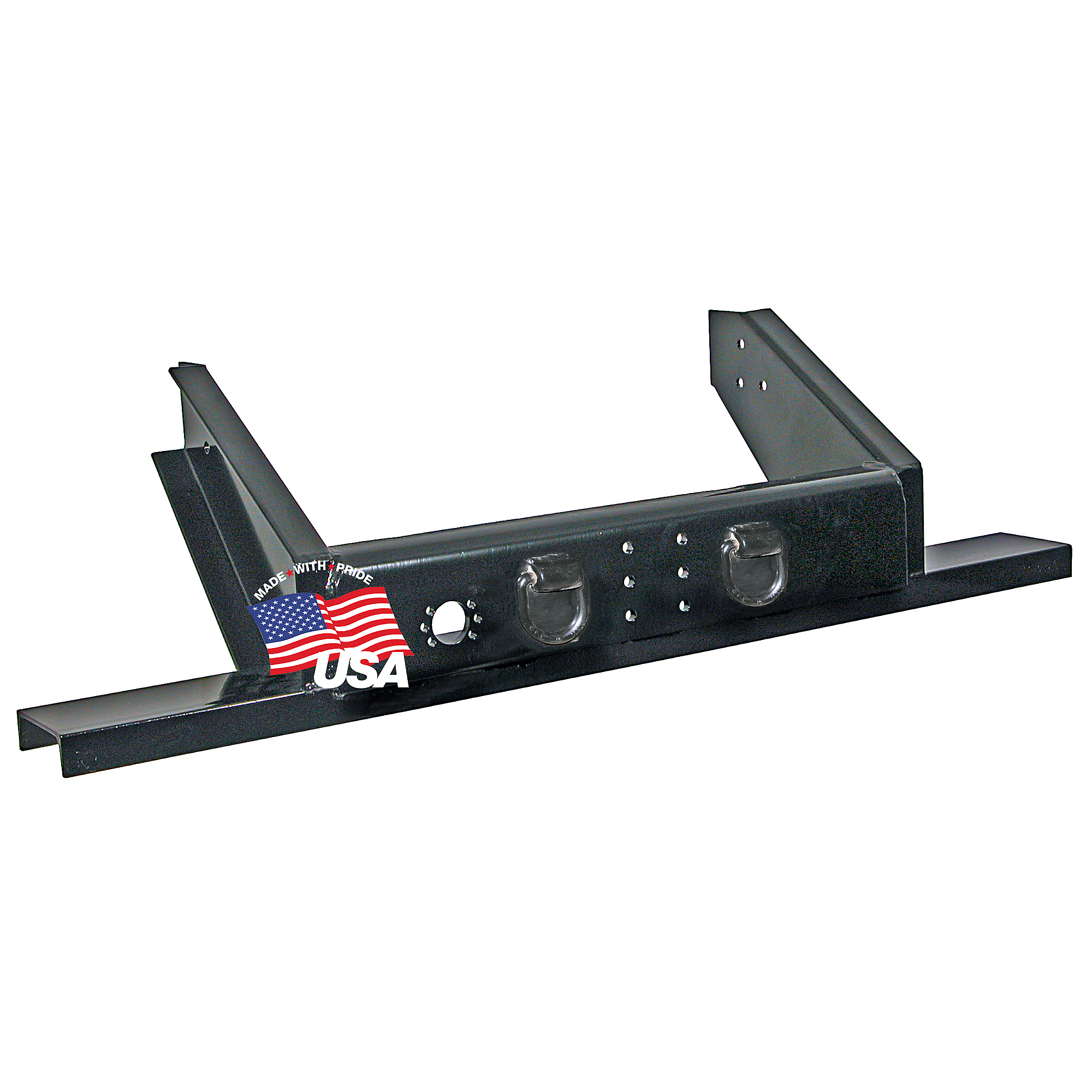 Buyers Products, Flatbed Dump Truck Towing Hitch Plate Bumper For Pintle Mount, Model# 1809050
